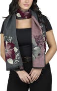 SAACHI Floral Reversible Scarf
