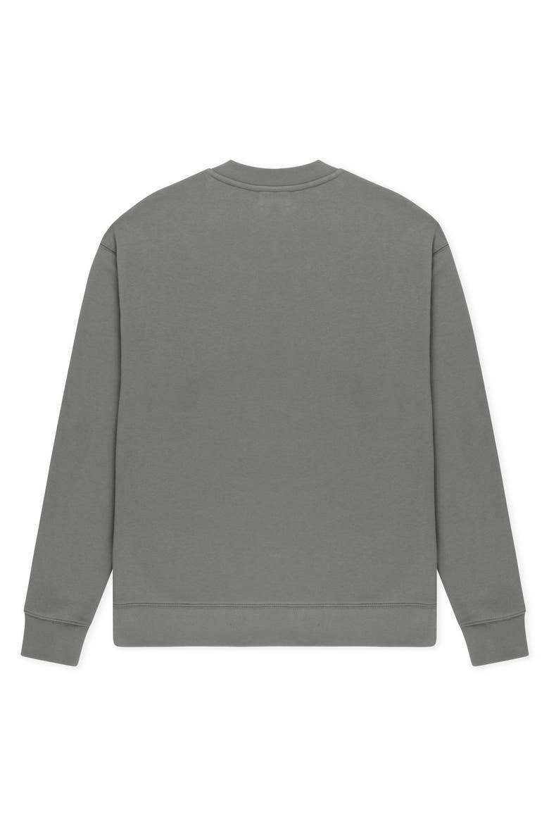 Astronaut Relaxed Midweight Fleece Crewneck Sweatshirt, Alternate, color, Shadow