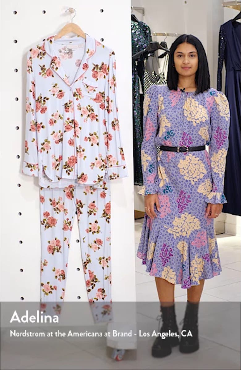 Long Sleeve Print Pajamas, sales video thumbnail