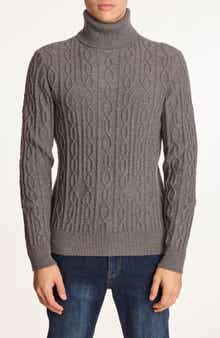 PAISLEY & GRAY Cable Stitch Turtleneck Sweater