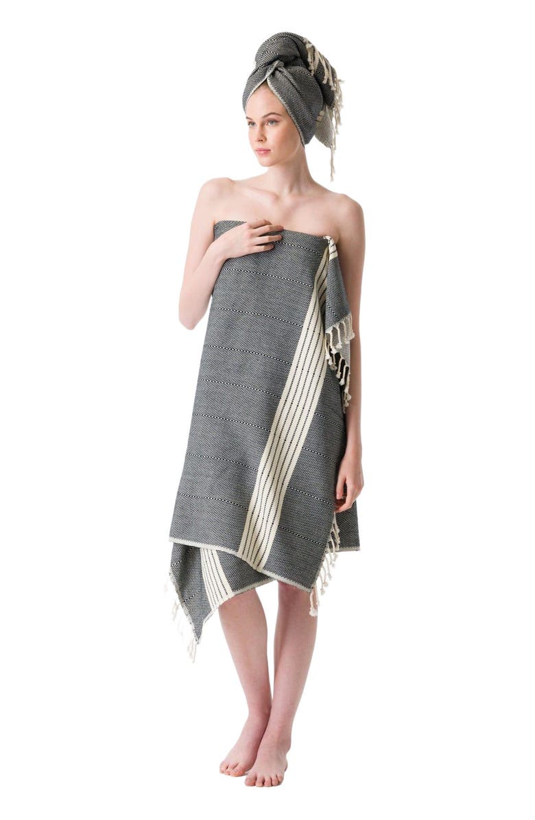Olive & Linen Newport Turkish Towel, Alternate, color, 