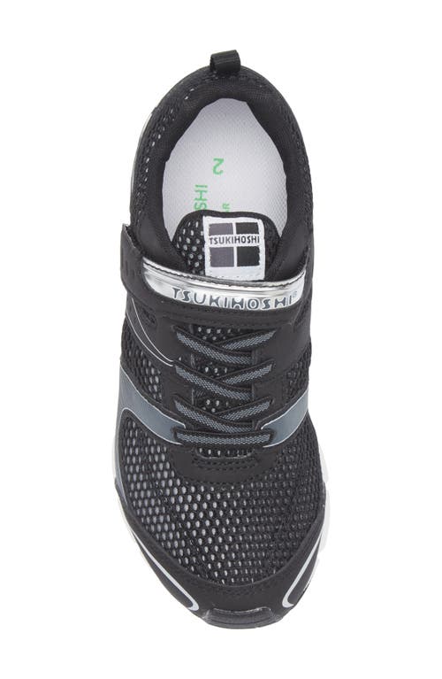 Tsukihoshi Velocity Washable Sneaker In Black/silver