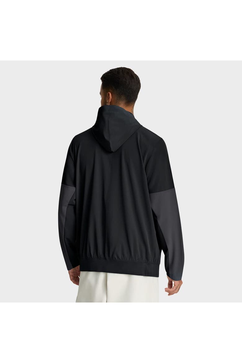 Men's Nike Black Las Vegas Raiders Sideline Anorak Half-Zip Hoodie Jacket, Alternate, color, Black