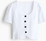 H&M Scoop-neck Blouse