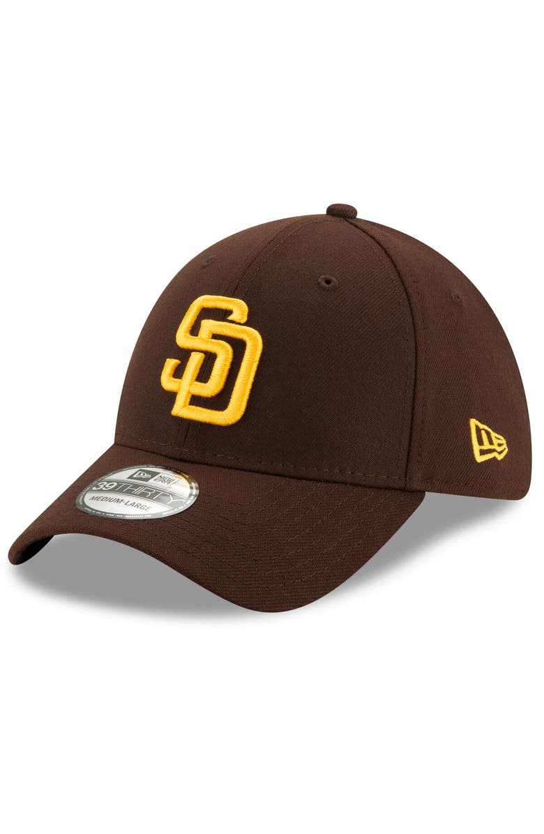 New Era Men's New Era Brown San Diego Padres Team Classic 39THIRTY Flex Hat, Alternate, color, 