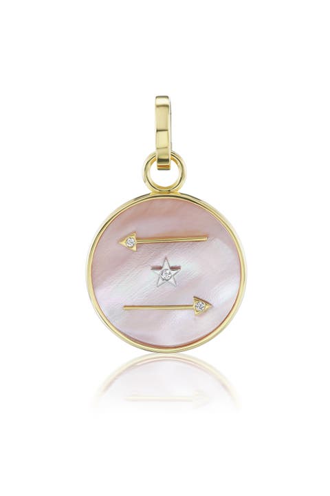 Ora Pure Pink Mother-of-Pearl Talisman Charm
