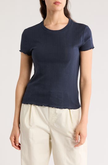 Como Pointelle T-Shirt
