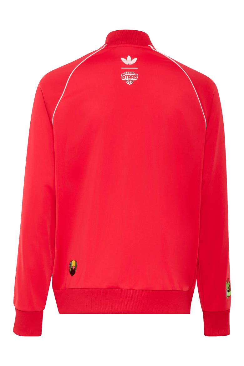 Kids' Brawl Stars Track Jacket, Alternate, color, PURE RUBY/ WHITE