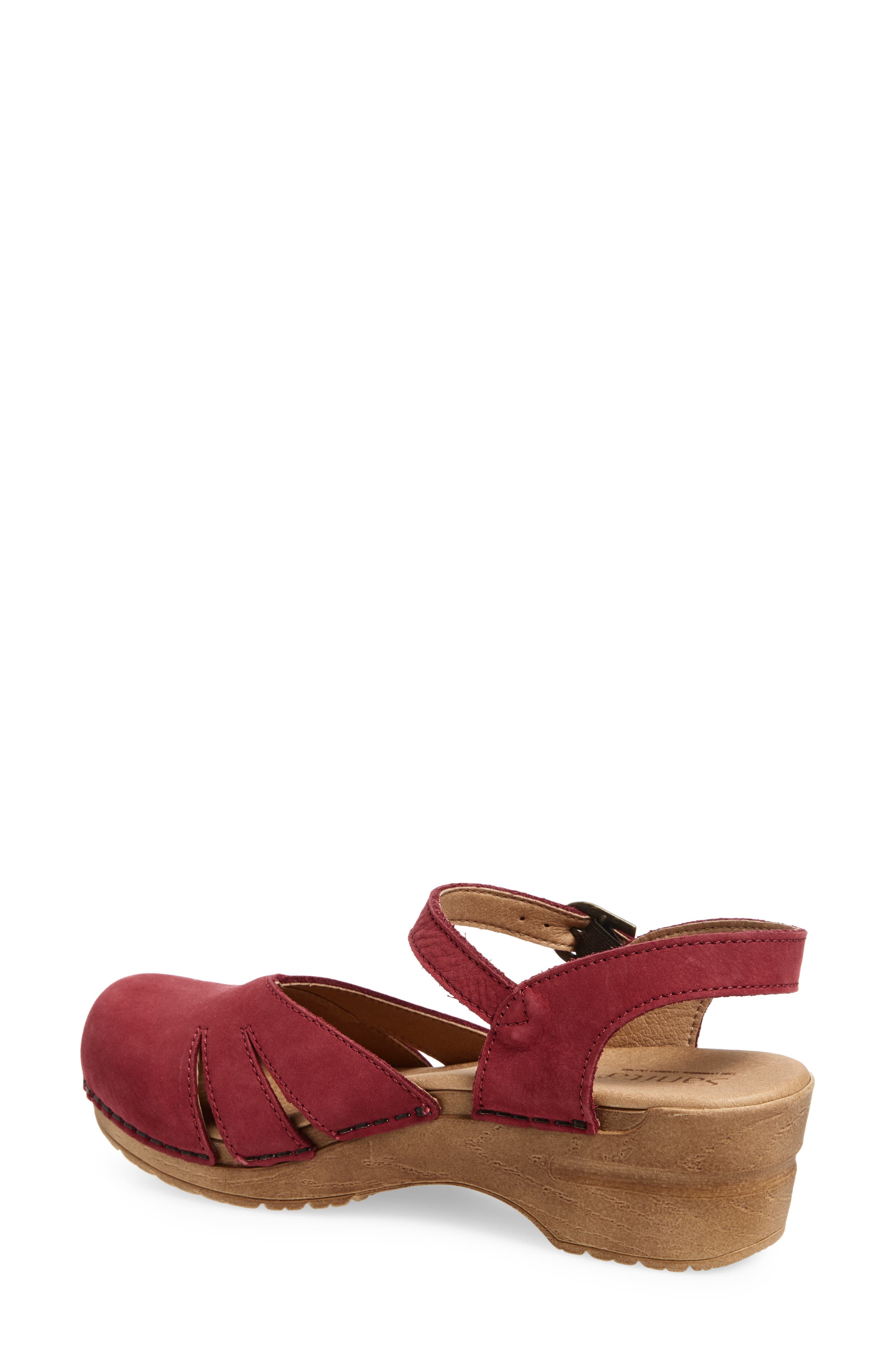 Sanita Margrethe Sandal, Alternate, color, Red
