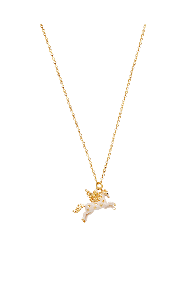 Pegasus Necklace, Main, color, Gold