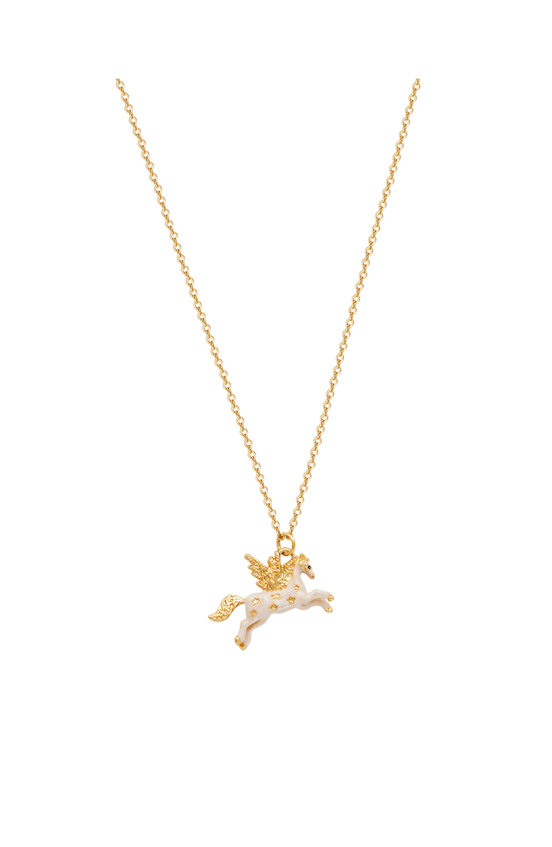 Fable England Pegasus Necklace, Main, color, Gold