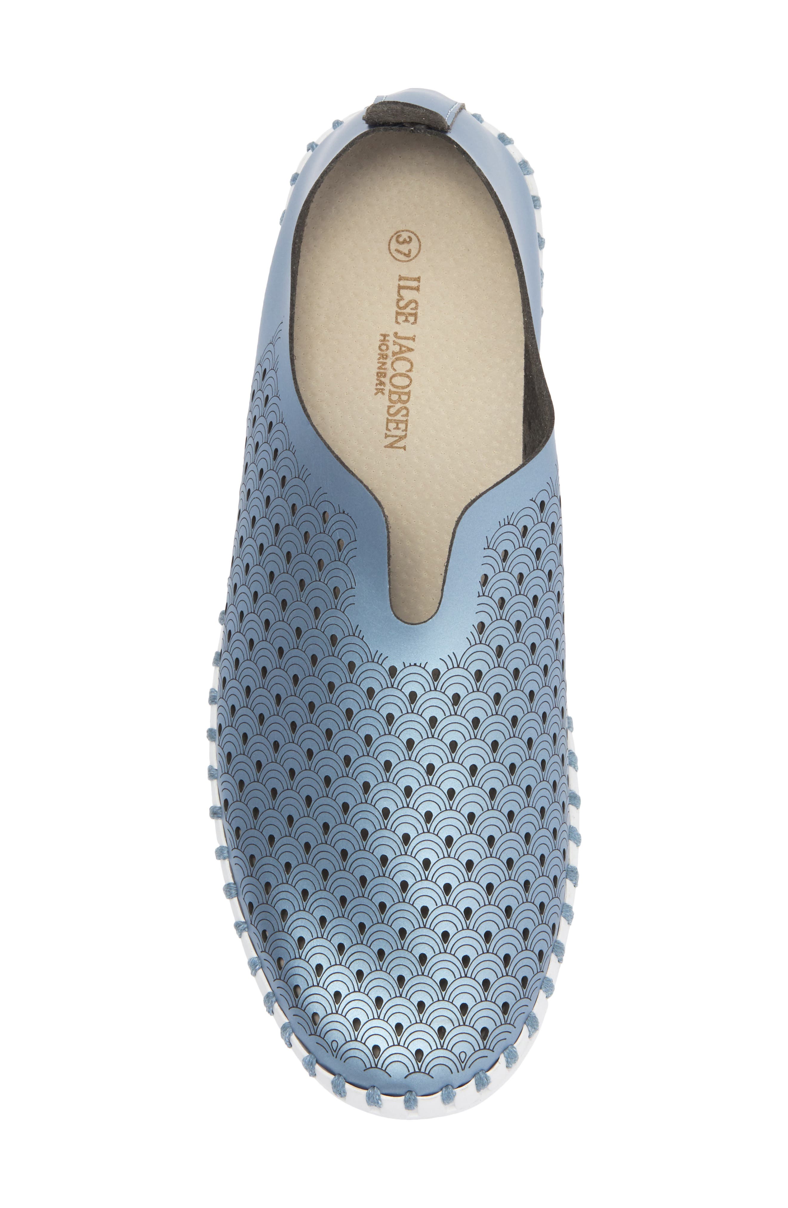 Ilse Jacobsen Tulip Perforated Slip On Sneaker, Alternate, color, 