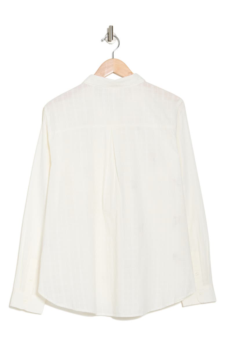 Lucky Brand Floral Cotton Button-Up Shirt, Alternate, color, Cream Mult