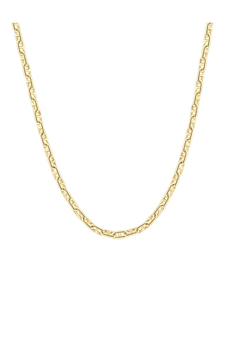 Bliss Diamond 14k Gold Marine Women's 24" Chain Necklace 22 Grams 5.5mm Thick, Main, color, 14K Yellow Gold