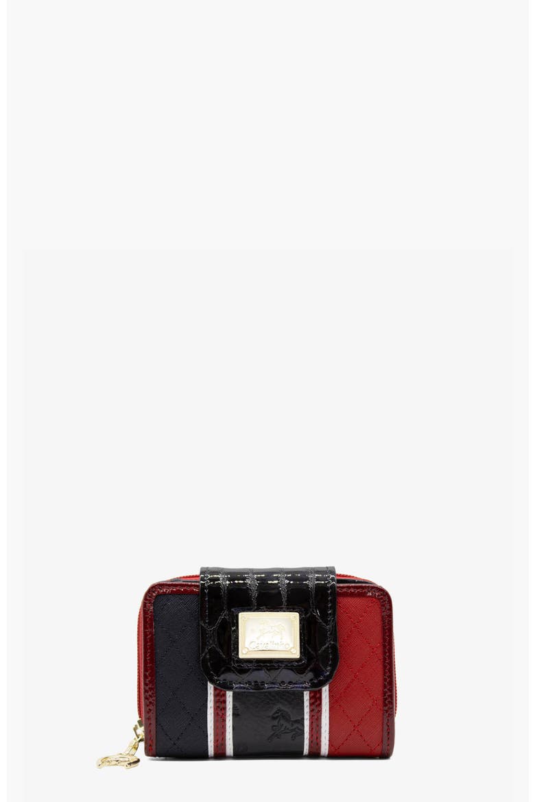 Prestige Wallet 218, Main, color, Navy / White / Red