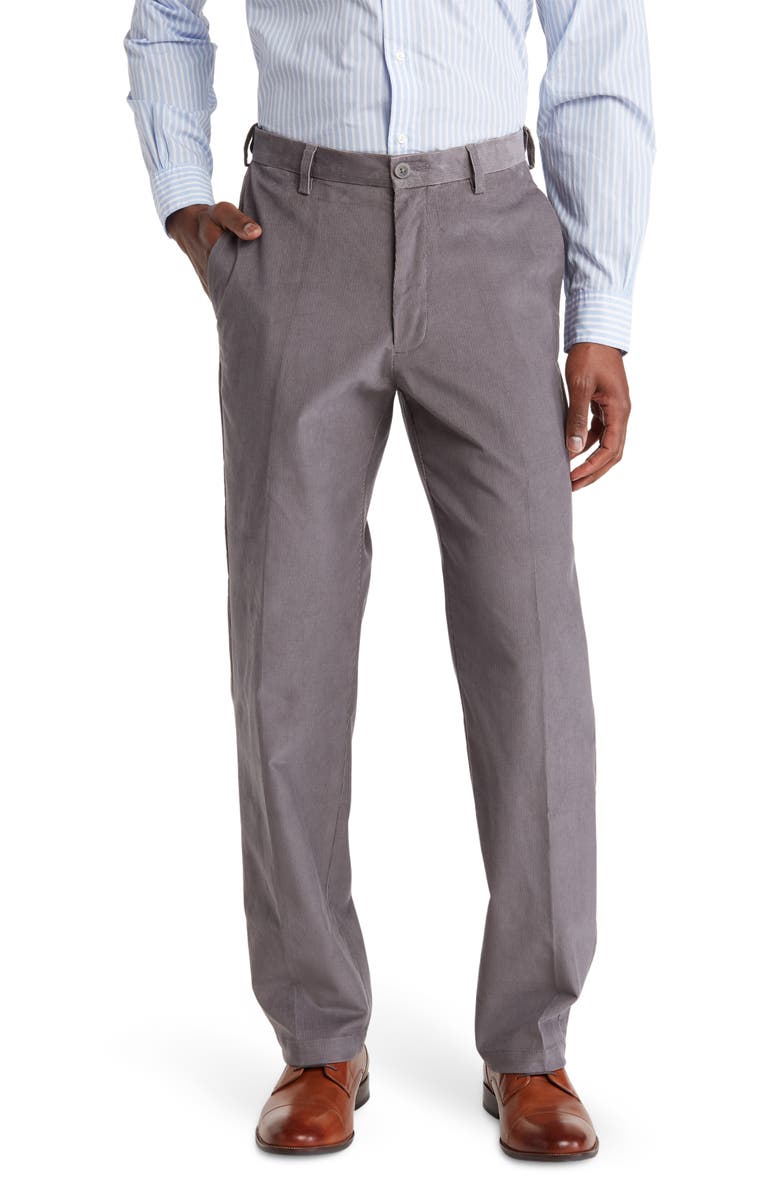 HAGGAR Classic Fit Stretch Corduroy Pants, Main, color, 