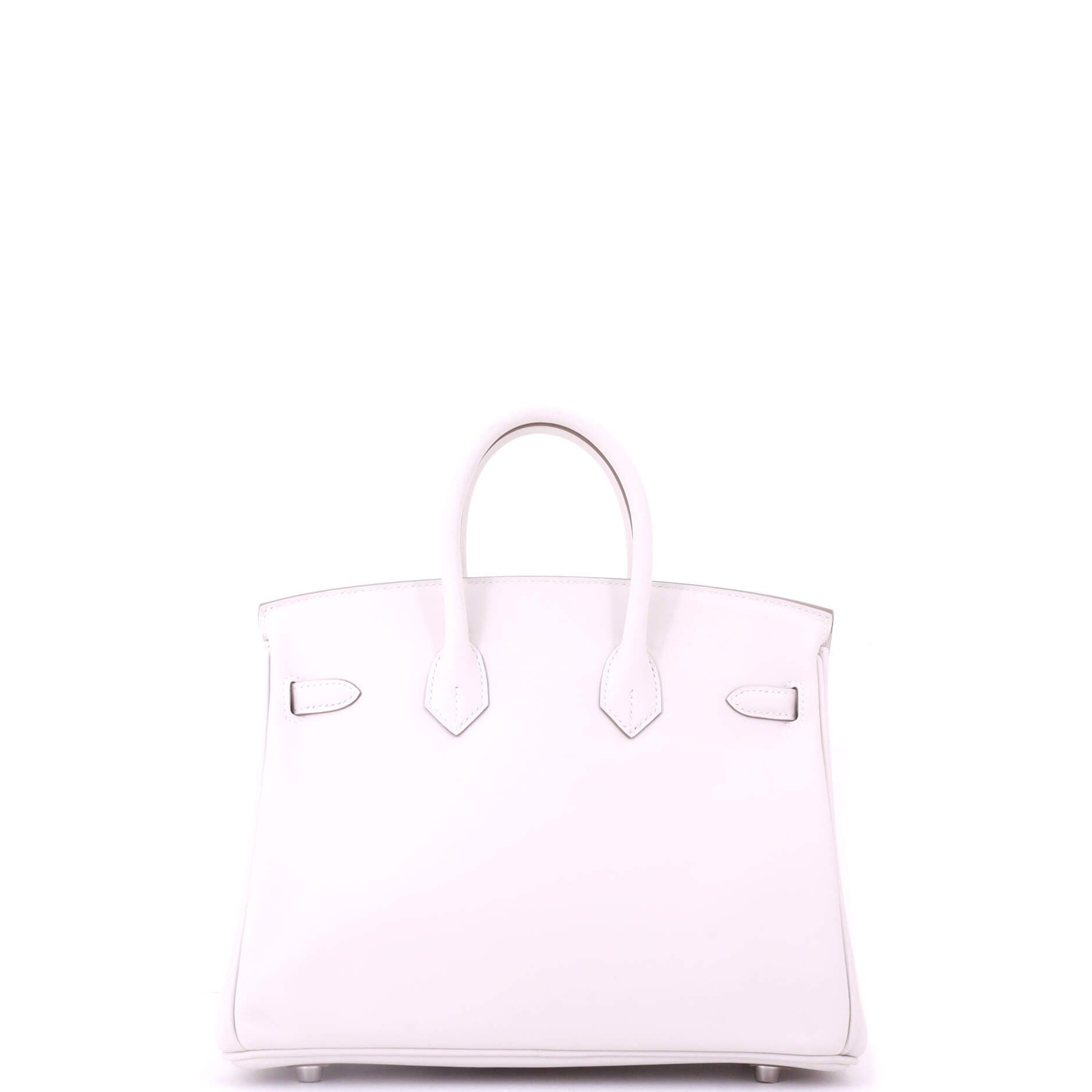 Pre-Owned Hermes Birkin Handbag Grey Swift with Palladium Hardware 25, Alternate, color, Gris Pale