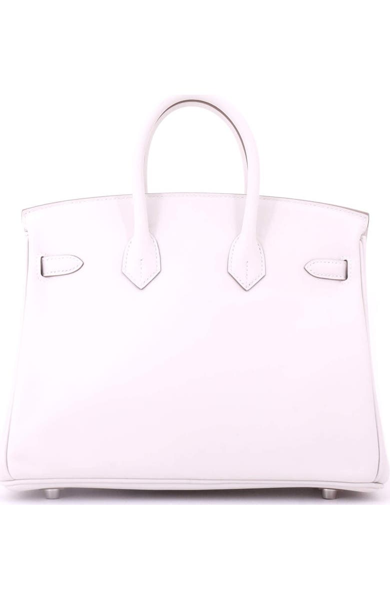 Pre-Owned Hermes Birkin Handbag Grey Swift with Palladium Hardware 25, Alternate, color, Gris Pale