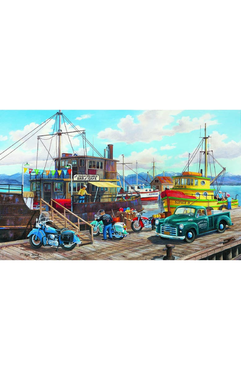 Sunsout Homer Spit Harbor 300 piece Jigsaw Puzzle for Adults, Main, color, Multicolor