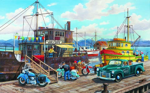 Homer Spit Harbor 300 piece Jigsaw Puzzle for Adults