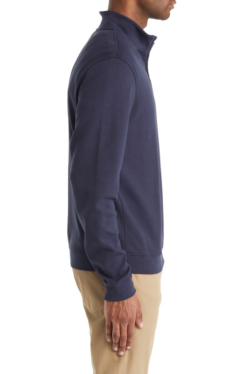 Scott Barber Pima Cotton Interlock Quarter Zip Pullover, Alternate, color,