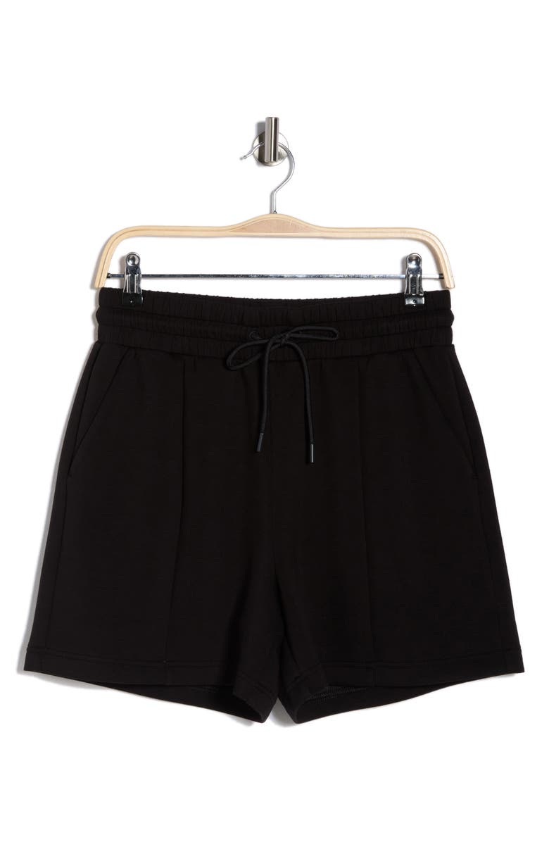 Z by Zella Whisper Knit High Waist Shorts, Alternate, color, Black