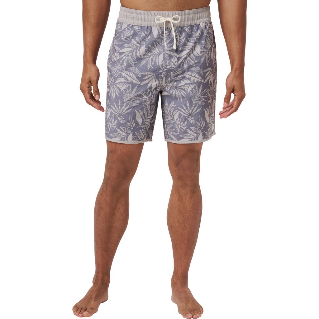 Travismathew Land To Sea Swim Trunks In Gray