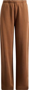 SKIMS Cotton Fleece Blend Classic Straight Leg Pants