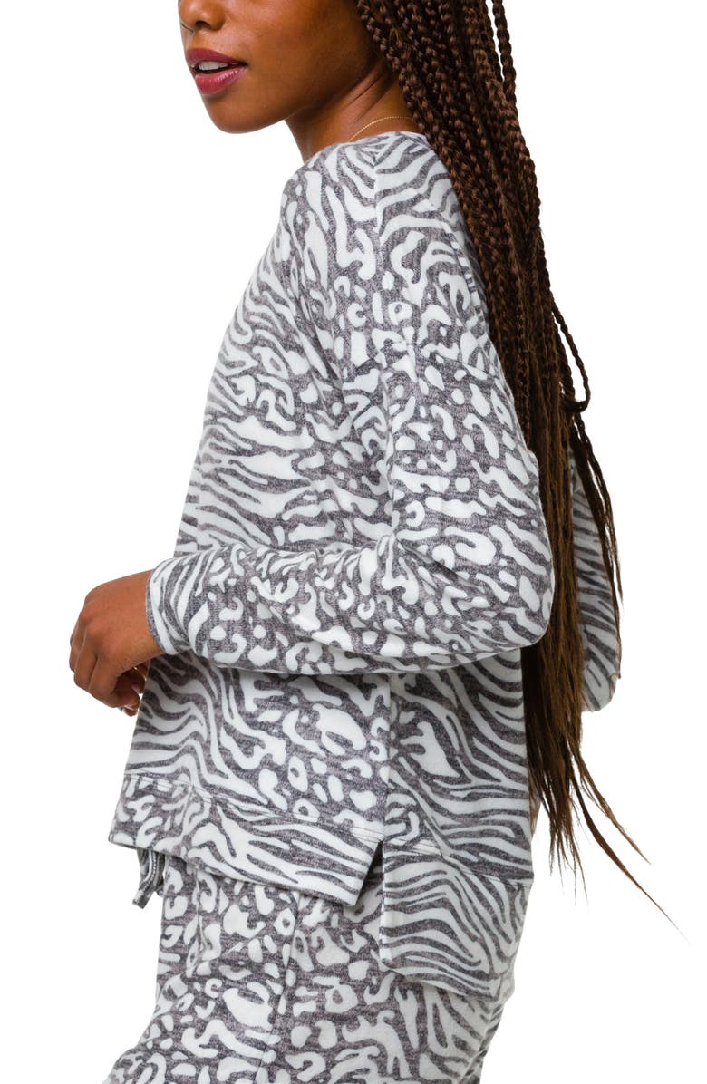 Onzie High/Low Sweatshirt, Alternate, color, 