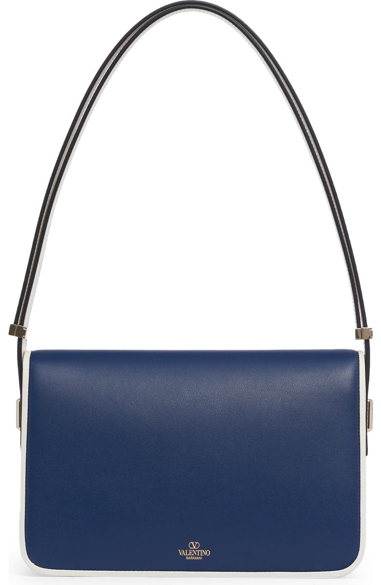 Valentino Garavani VLOGO Envelope Flap Leather Shoulder Bag, Alternate, color,