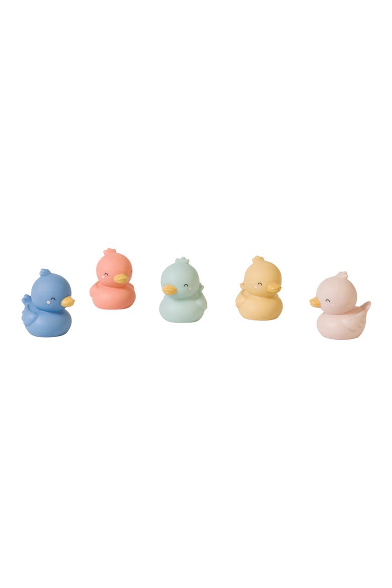 Little Ducks Set of 5 Bath Toys, Main, color, MULTI