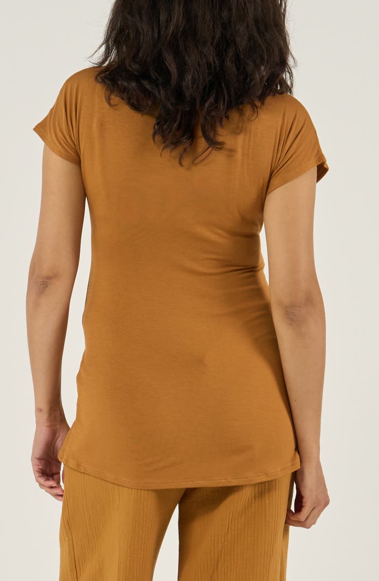 Cache Coeur Maternity and nursing top Celia, Alternate, color, Cumin