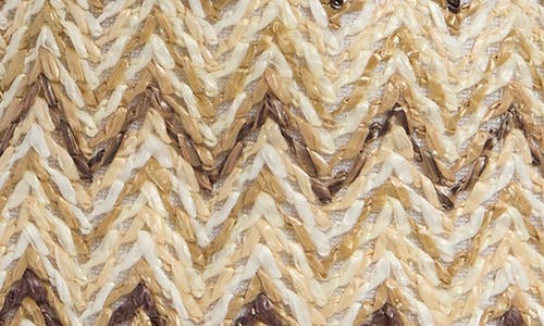 Steve Madden Chevron Straw Bucket Hat