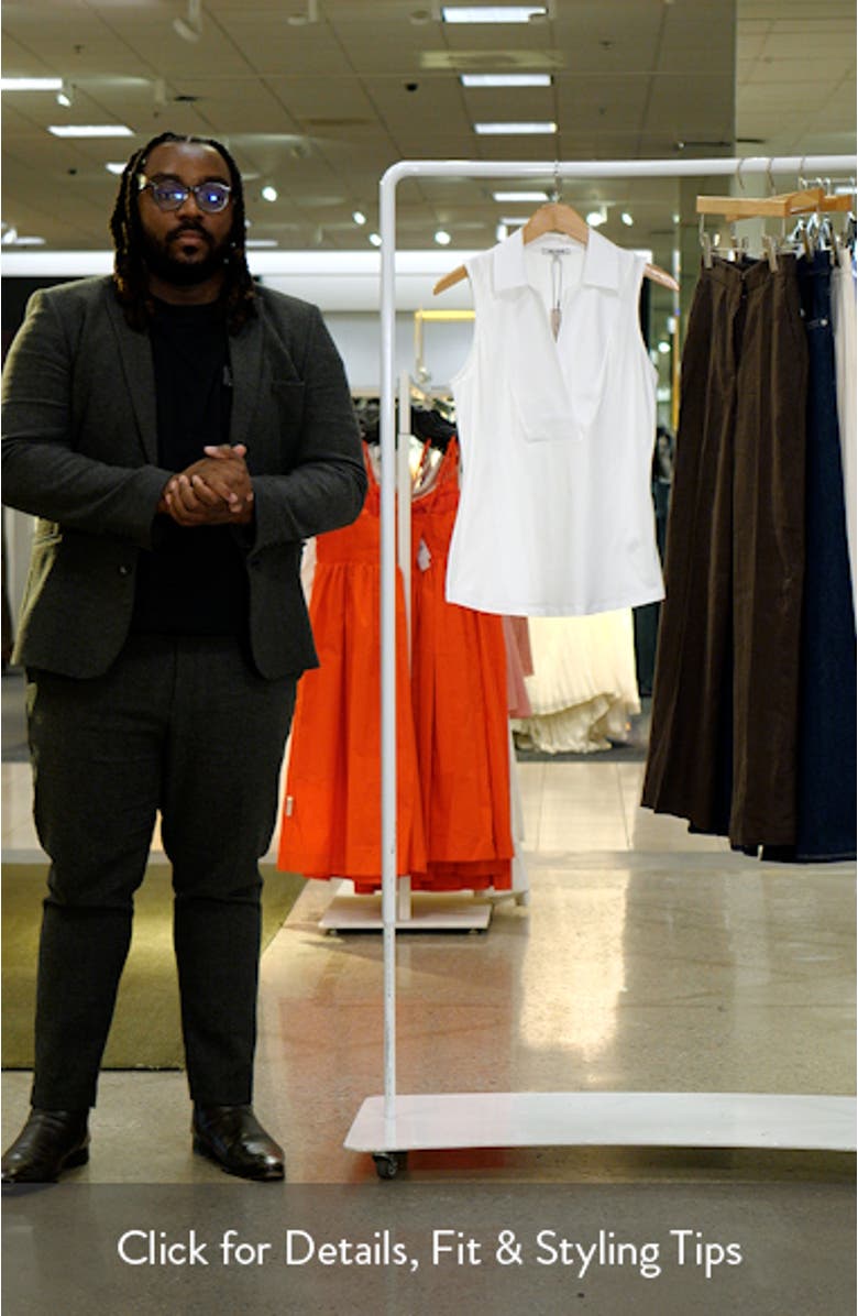 Easy Collar Mixed Media Tank, sales video thumbnail