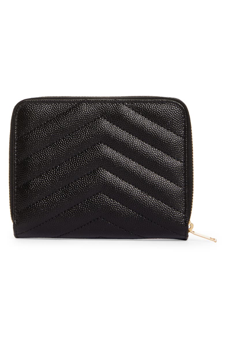 Monogram Matelassé Leather Wallet, Alternate, color, 1000 NERO