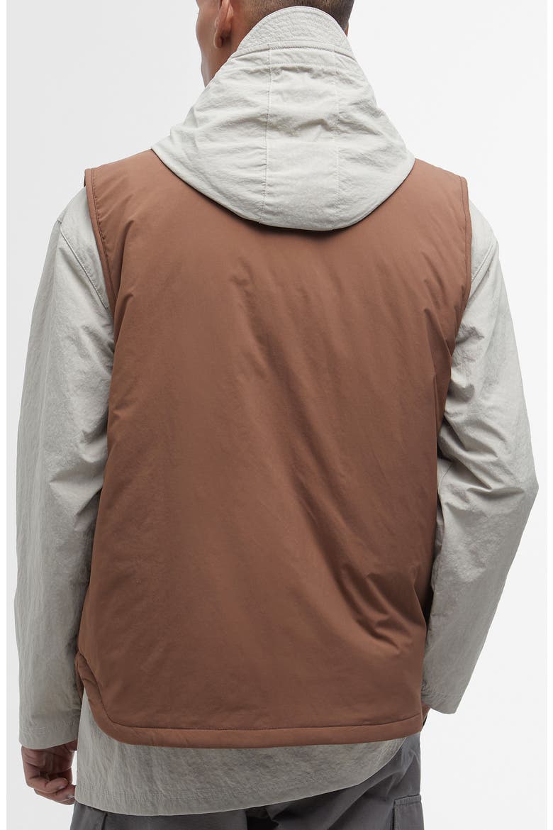 Bomber Zip Vest, Alternate, color, REDWOOD