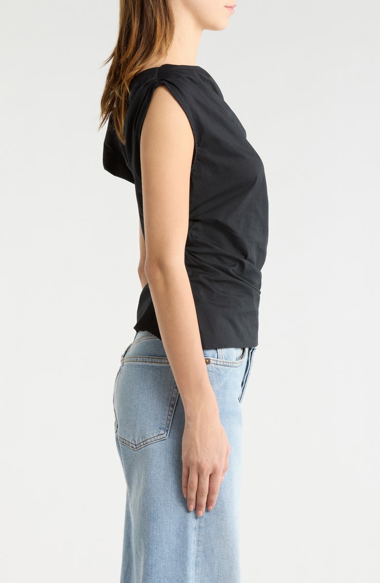 STAUD Phare One-Shoulder Top, Alternate, color, Black