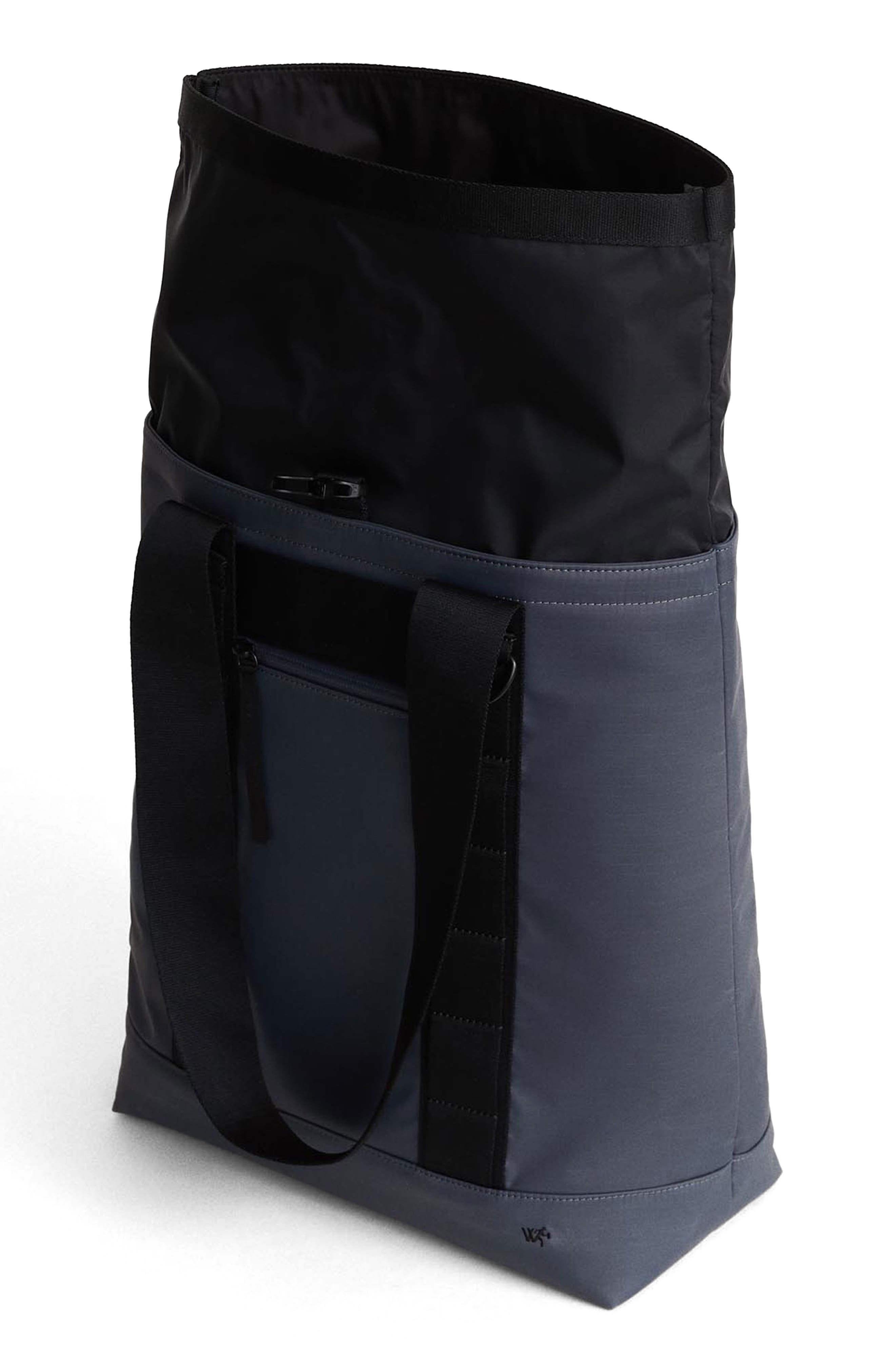 WANT Les Essentiels Havel Utility Tote Bag, Alternate, color, Bluestone Eco Nylon/ Black