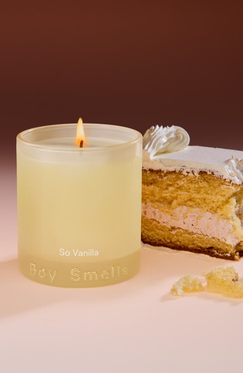 Boy Smells So Vanilla Candle, Alternate, color, 