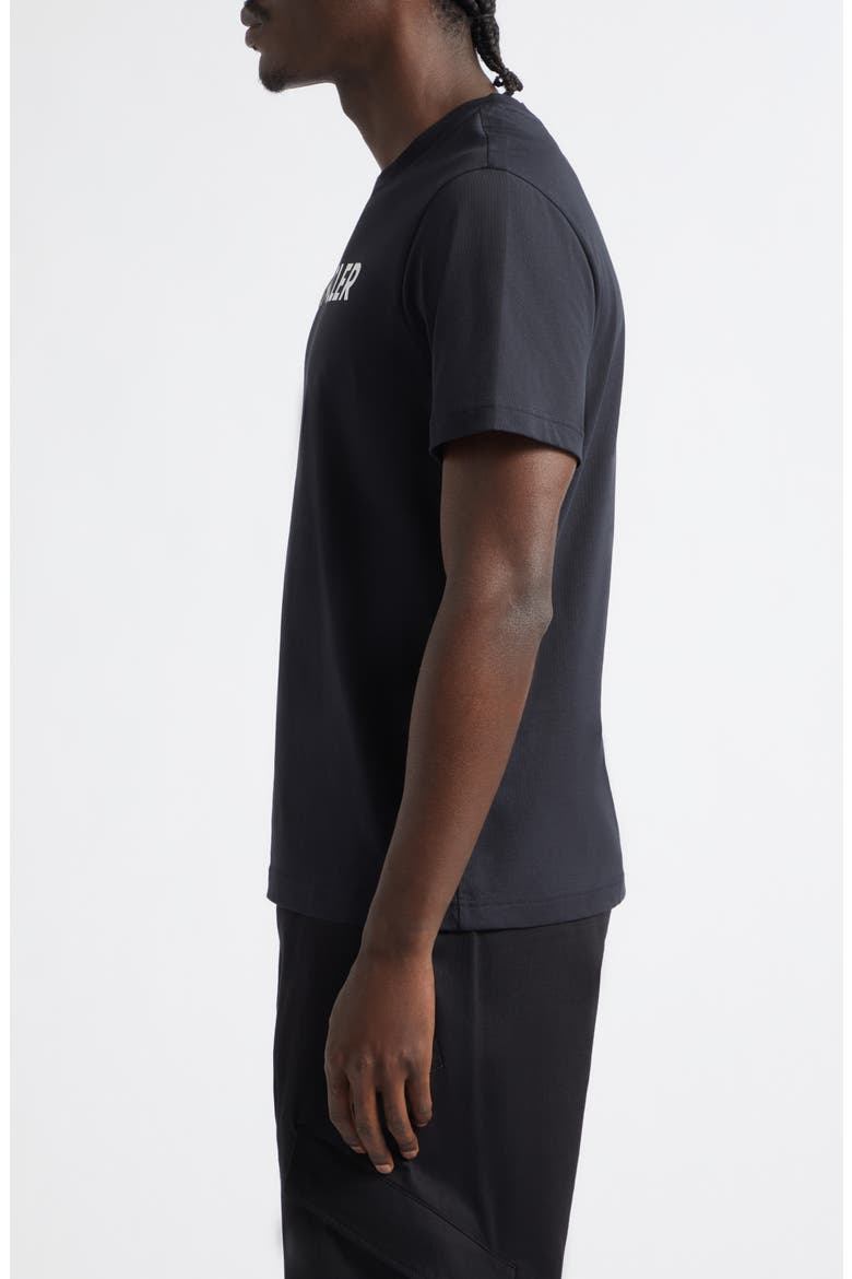 Logo Patch Graphic T-Shirt, Alternate, color, DARK NAVY BLUE