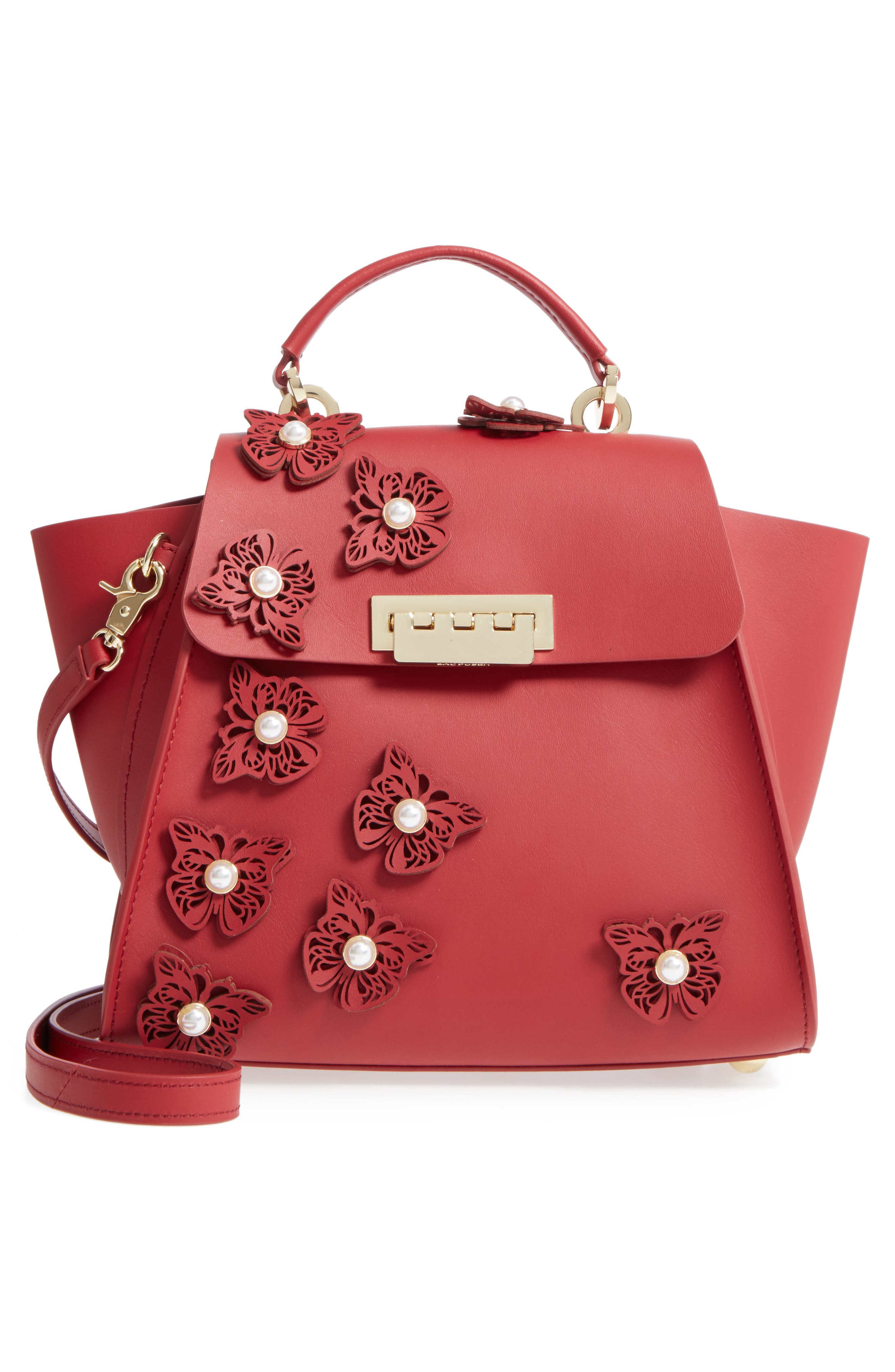 ZAC Zac Posen Eartha Iconic Convertible Leather Backpack, Alternate, color, 