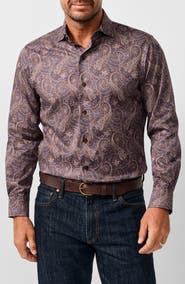 David Donahue Paisley Sport Shirt