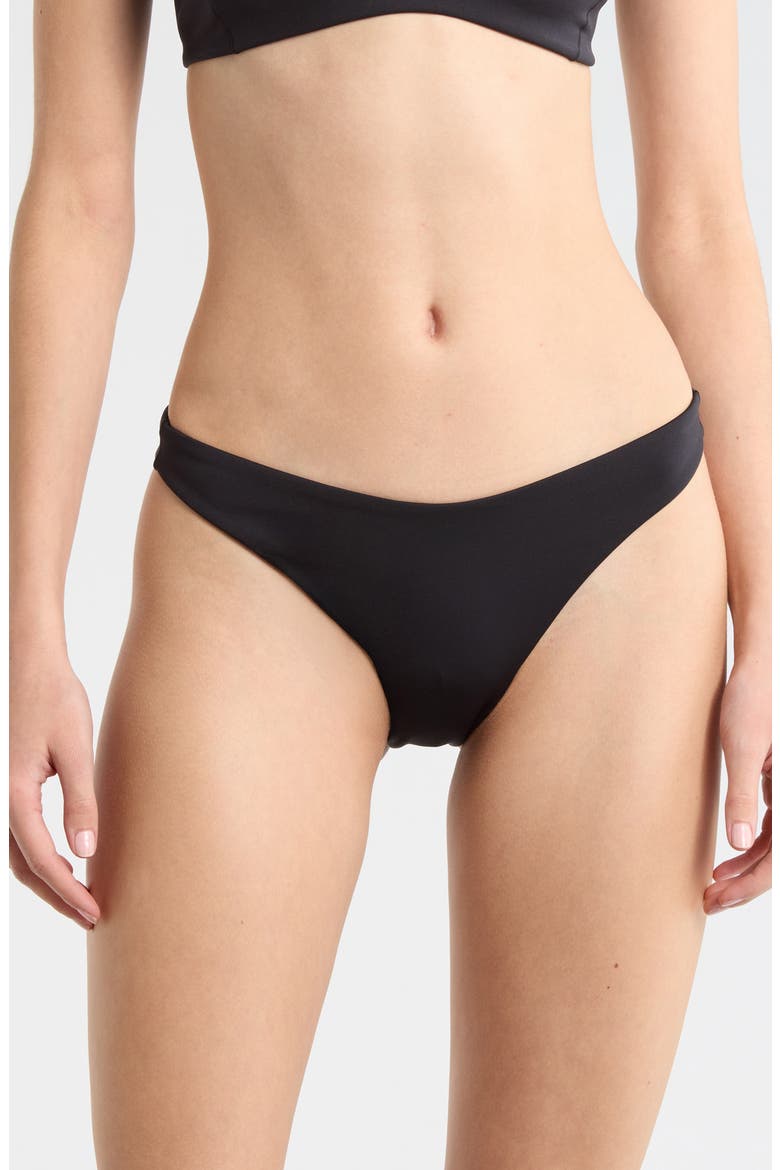 Dip High Leg Bikini Bottoms, Main, color, JET