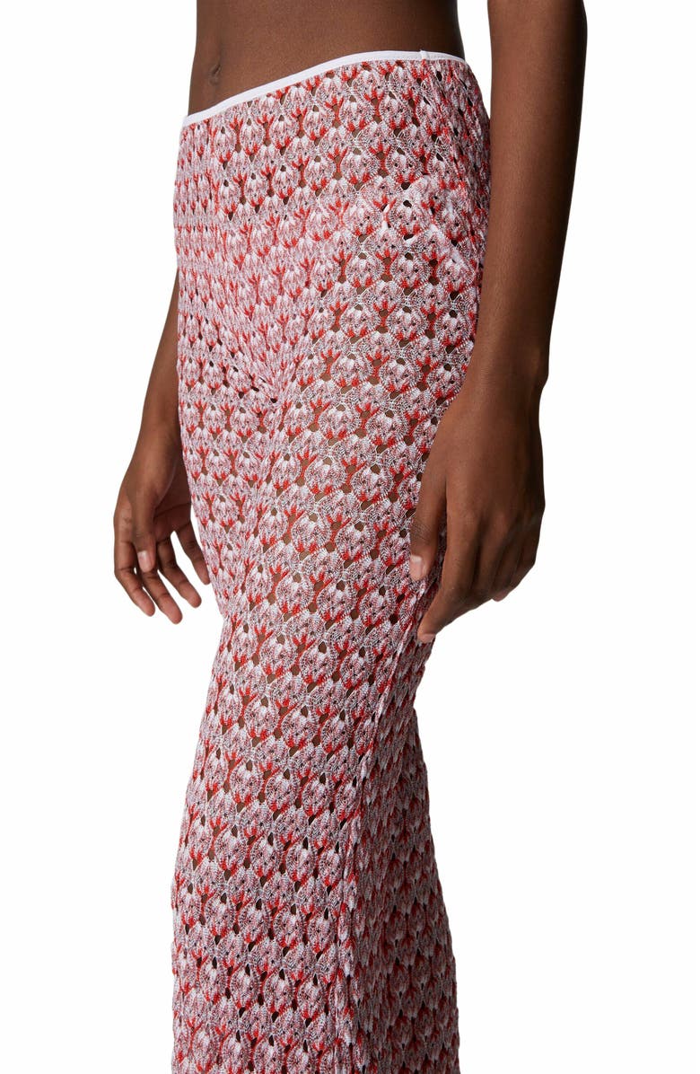 Missoni Low-rise Lace Pants, Alternate, color, Red