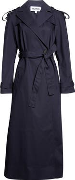 PARTOW Annie Bonded Cotton Trench Coat