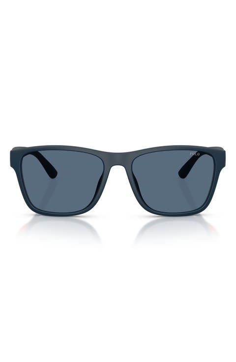 56mm Square Sunglasses
