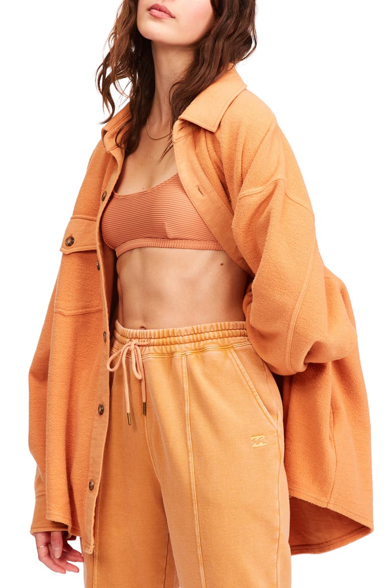 Anytime Shirt Jacket, Alternate, color, TOFFEE