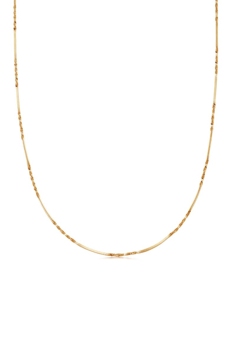 Isa Twisted Chain Necklace, Main, color, GOLD