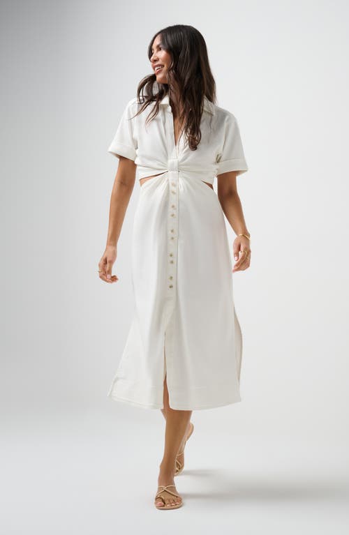 Travismathew Everyday Cutout Maxi Shirtdress