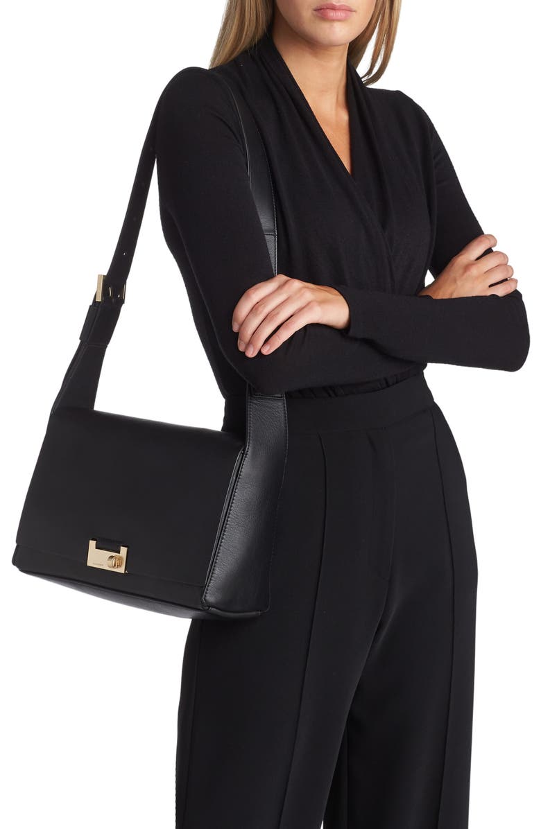 AllSaints Sasha Leather Crossbody Bag, Alternate, color,